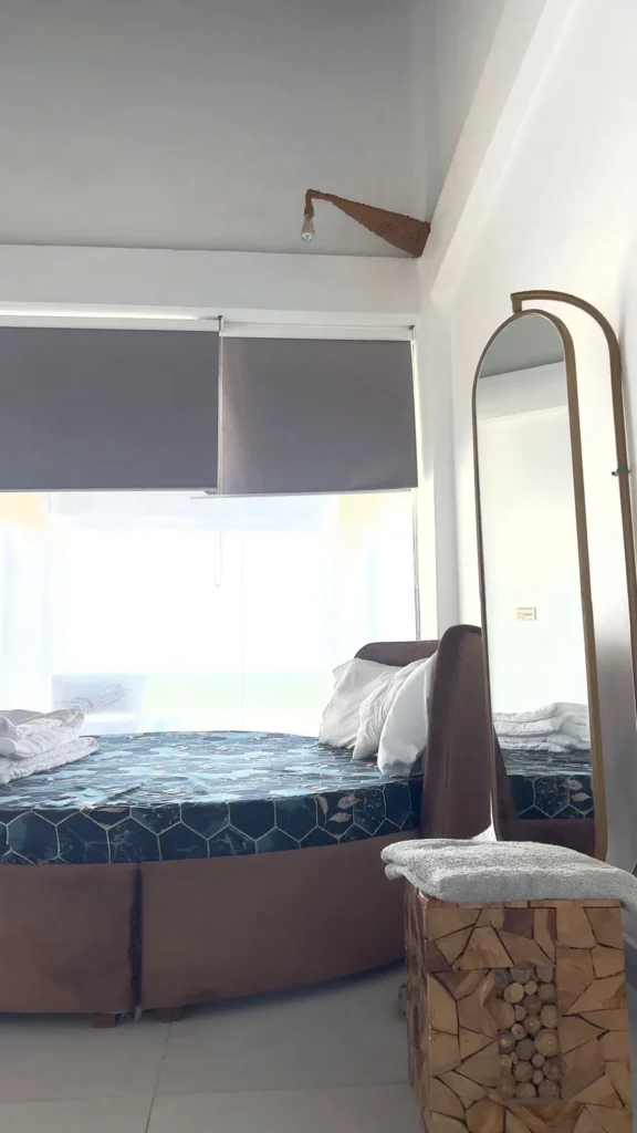 interior of executive room with comfortable bed