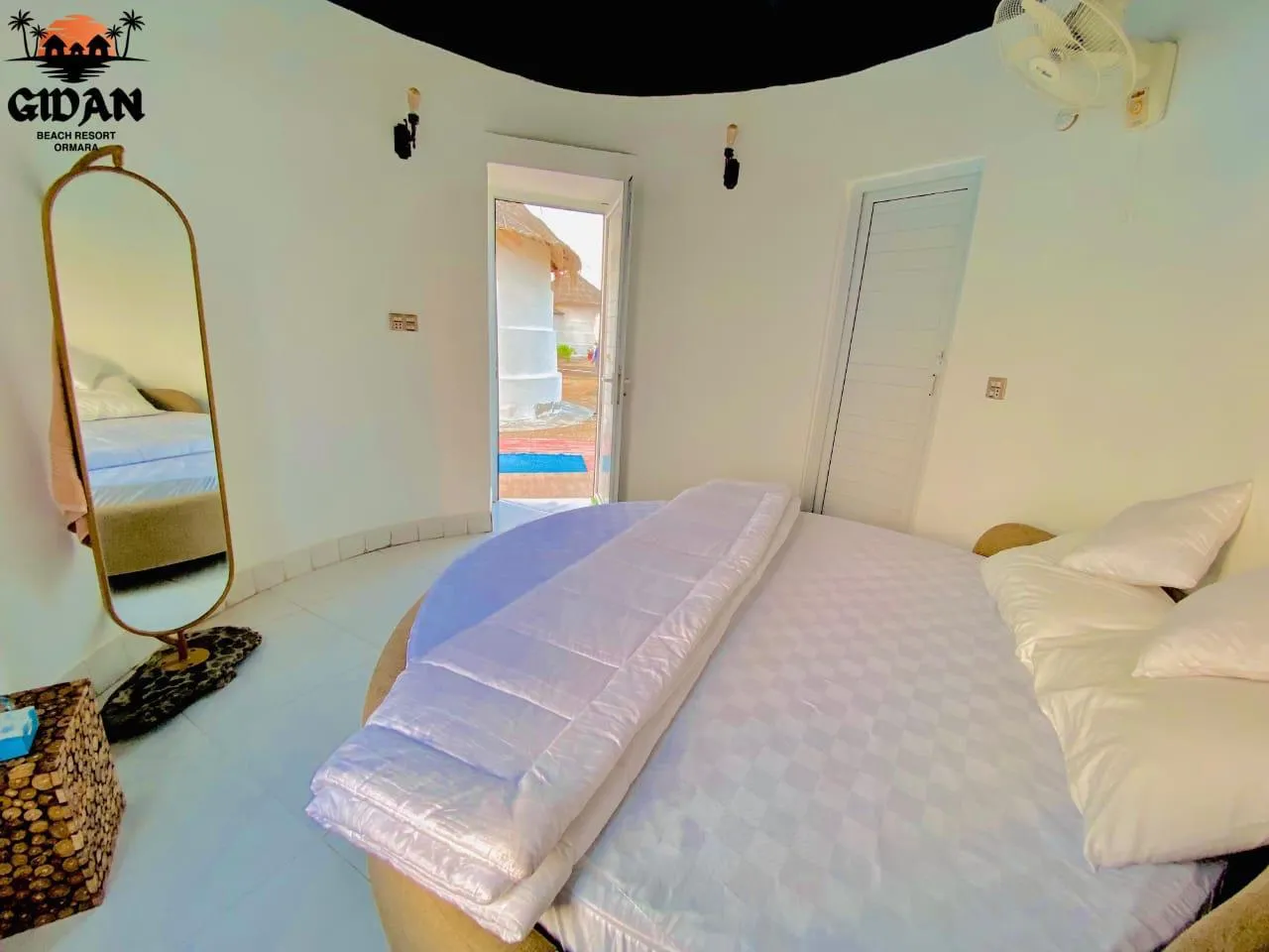 Interior of couple room gidan beach resort